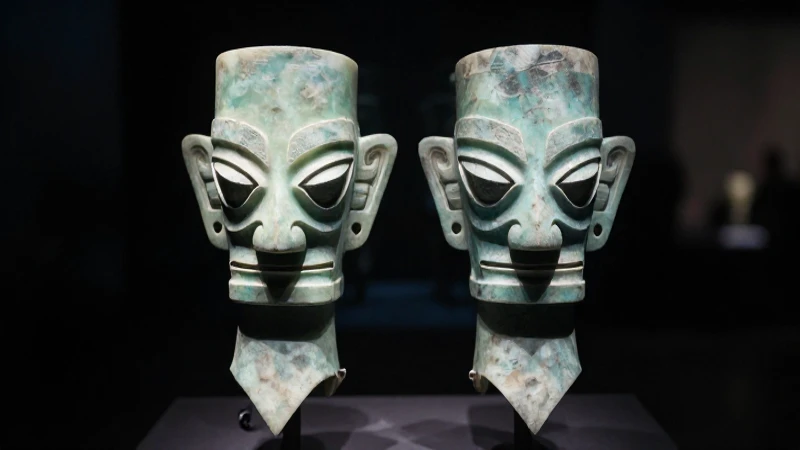 Héroes gemelos antiguos, máscara de jade, dramatismo intenso