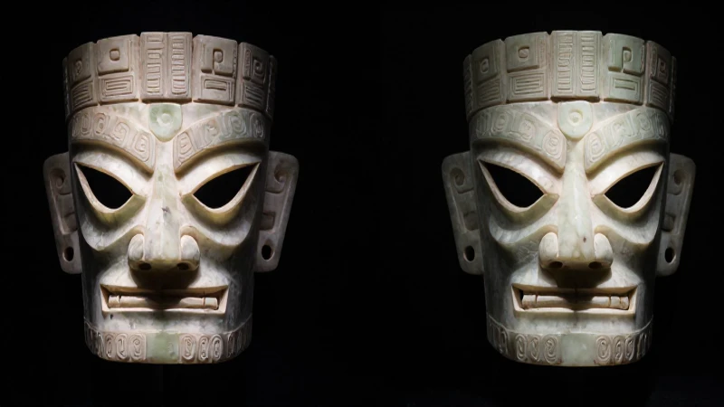 Dos héroes ancestrales bajo luces contrastantes
