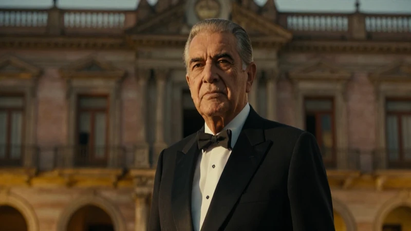 Echeverría retratado en el palacio presidencial