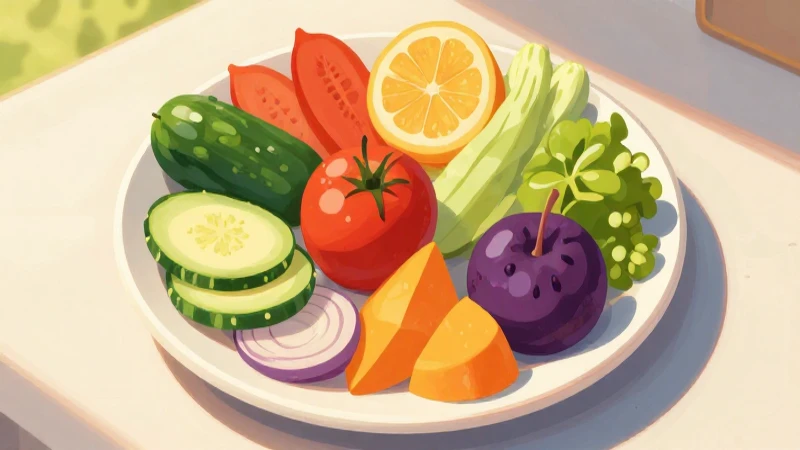 Mapa conceptual sobre alimentos para una buena alimentación 7 Comida colorida bajo un sol brillante