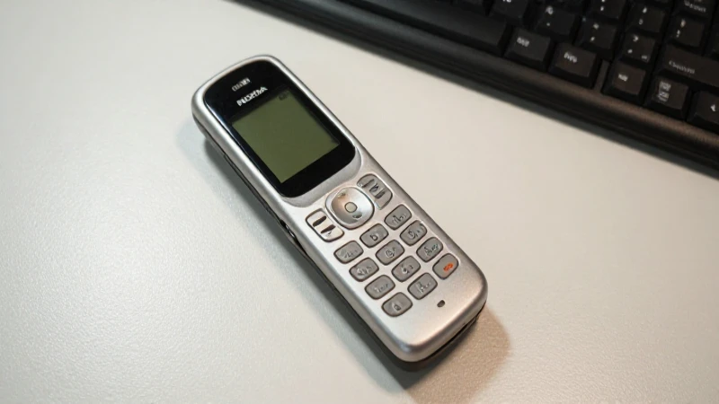Comunicador Nokia 9000, oficina iluminada suavemente