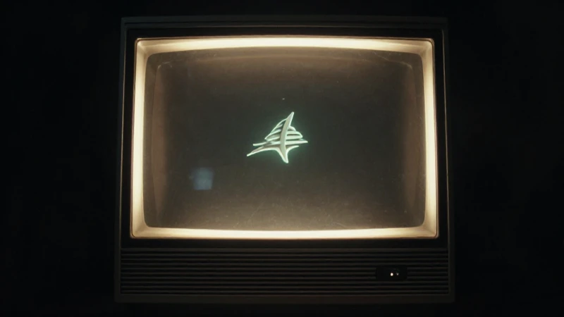 Primer servidor web: Evolución en la línea de tiempo 5 Terminal vintage con logotipo Apache retroiluminado