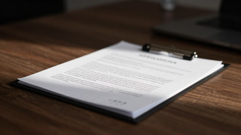 Escritorio con documentos bajo luz profesional