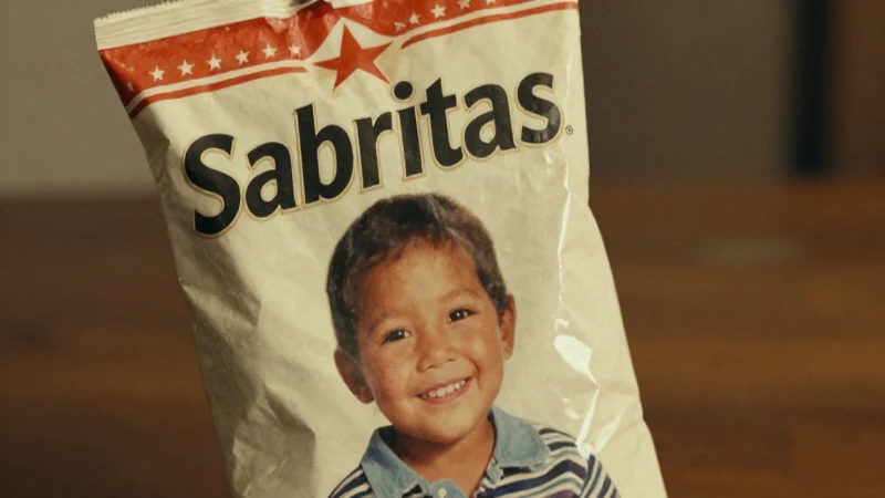 Bolsa antigua Sabritas: infancia cálida y nostálgica