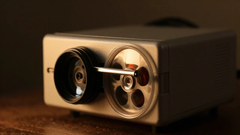 Cuál es la evolución de los proyectores de diapositivas 7 Proyector antiguo crea luz cinematográfica cálida