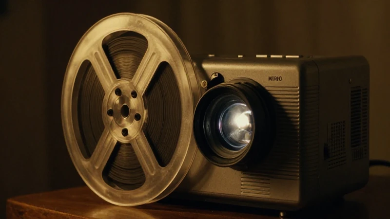 Cuál es la evolución de los proyectores de diapositivas 5 Proyector antiguo ilumina película granulada cálidamente