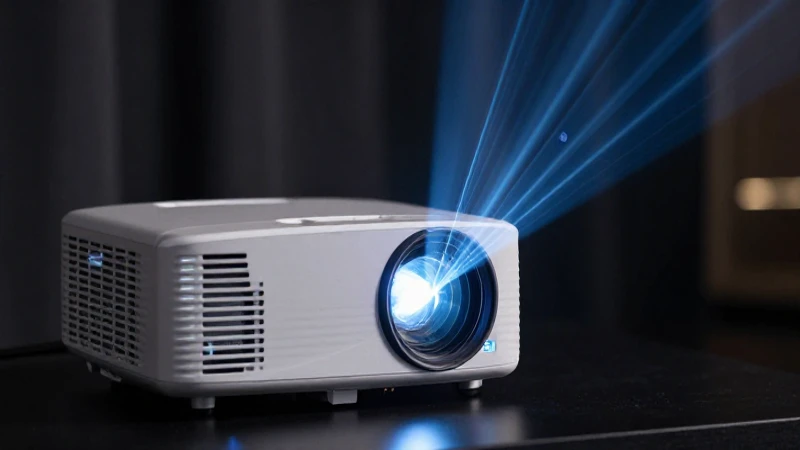 Cuál es la evolución de los proyectores de diapositivas 6 Imagen cinematográfica con proyector láser oscuro