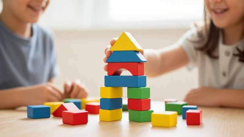 El Esquema psicomotricidad: una herramienta fundamental para el desarrollo infantil 3 Niños jugando con bloques cálidos y suaves