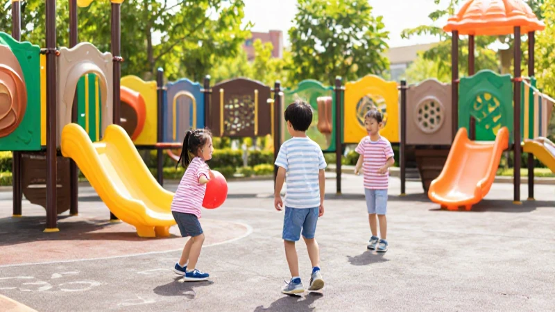 El Esquema psicomotricidad: una herramienta fundamental para el desarrollo infantil 5 Niños jugando felices en un parque soleado