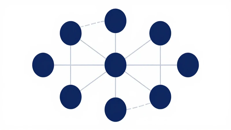 Diagrama isométrico vectorial de conexiones organizativas