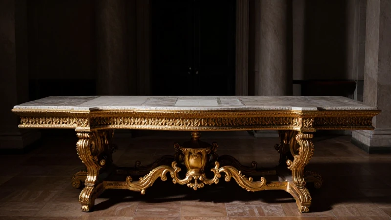 Firma del tratado renacentista, escena dramática e iluminada
