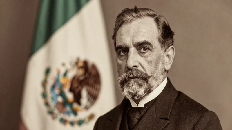 Retrato histórico mexicano, tonos sepia cálidos