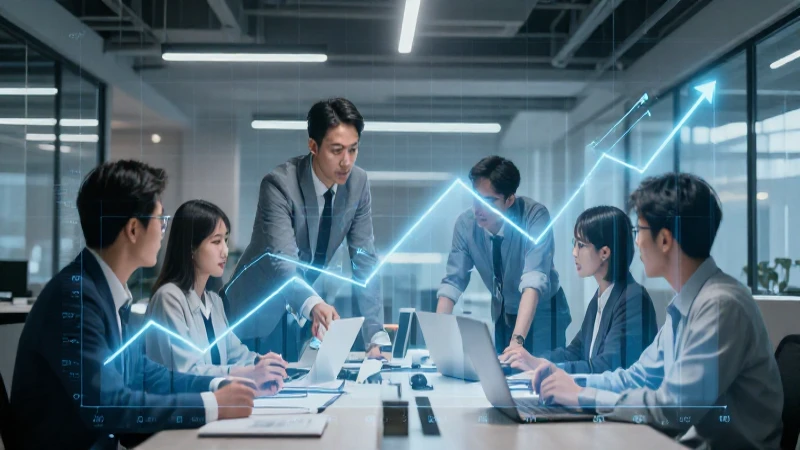 Qué significa 'staff' en un organigrama empresarial 7 Trabajadores colaboran bajo iluminación cinematográfica