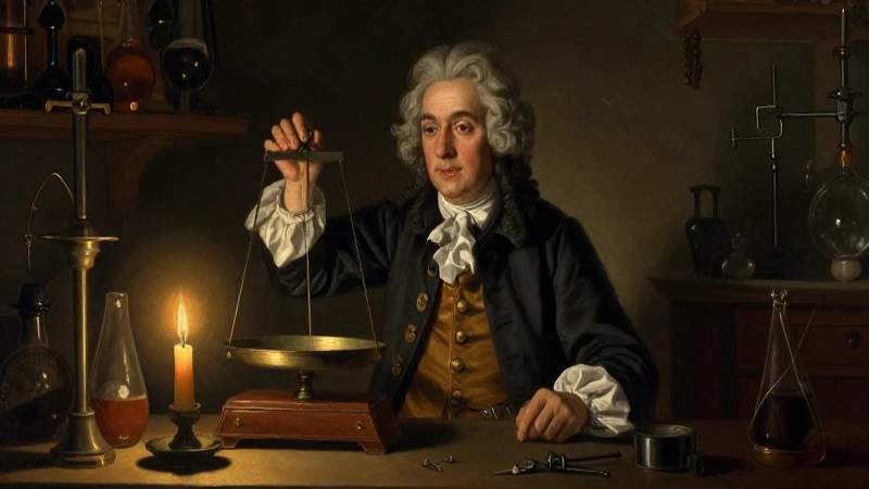 Cómo ha cambiado la historia de las leyes ponderales en química 3 Lavoisier midió reactivos a luz de vela