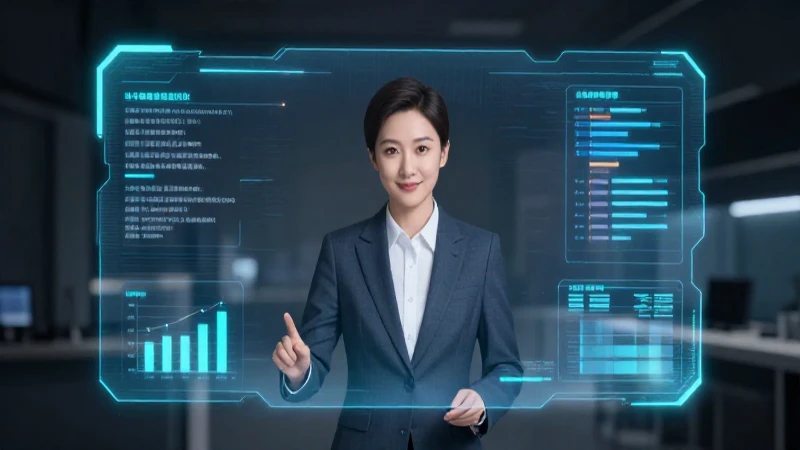 Avatar holográfico transmite en escena cinematográfica