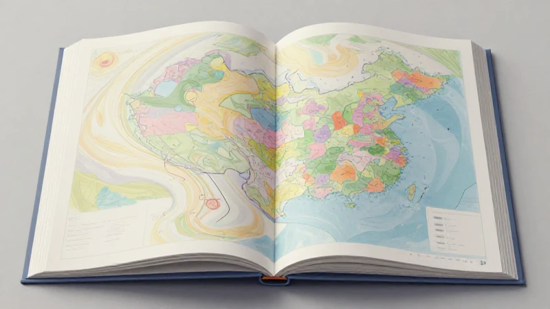 Qué son los mapas conceptuales de textos literarios 4 Ilustración artística con mapas giratorios