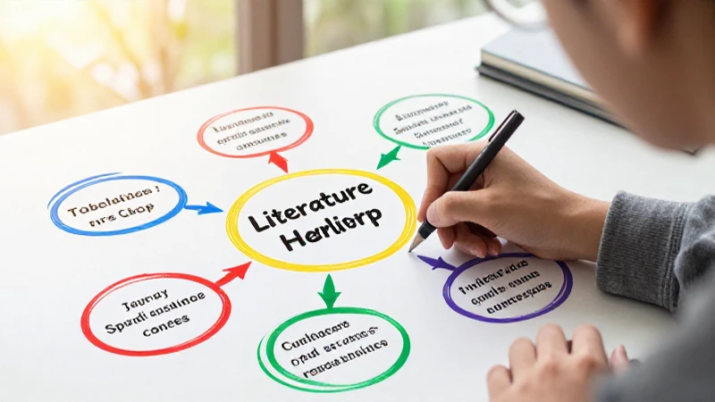 Qué son los mapas conceptuales de textos literarios 8 Estudiante estudia literatura bajo luz cálida