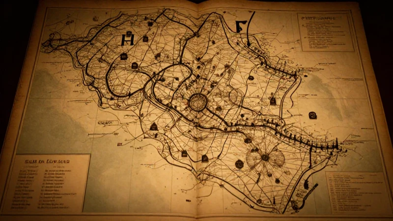 Quién creó el mapa conceptual Guía paso a paso actual 3 Mapa antiguo con iluminación cálida y detallada