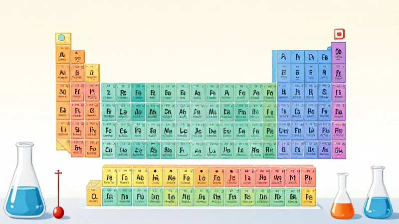 Qué incluye un mapa conceptual de química analítica 6 Laboratorio químico ilustrado con tabla periódica