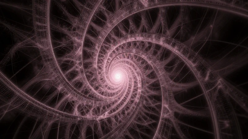 Ramas de las Matemáticas: Mapa Conceptual y sus Aplicaciones 7 Fractales matemáticos iluminados con dramatismo suave