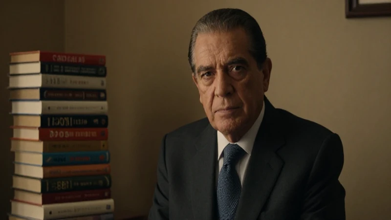 Retrato de Torres Bodet con libros, cálido