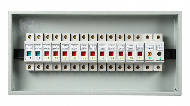 Esquema de relé para instalación eléctrica segura