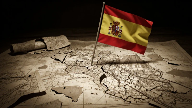 Fragmentos del mapa antiguo bajo luz dramática