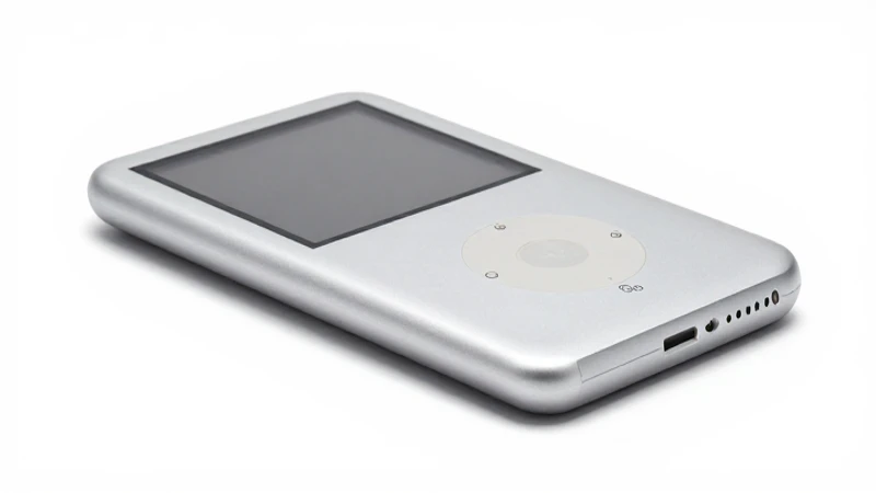 Cómo ha evolucionado el reproductor de música antiguo 6 Clásico iPod plateado en fotografía limpia