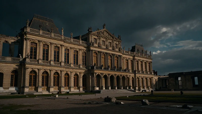 El Esquema de la Revolución Francesa: Un Análisis Histórico 5 Ruinas palaciegas tras la Revolución Francesa