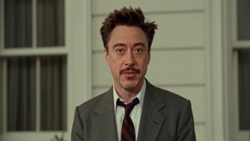 Robert Downey Jr., película antigua, enfoque suave