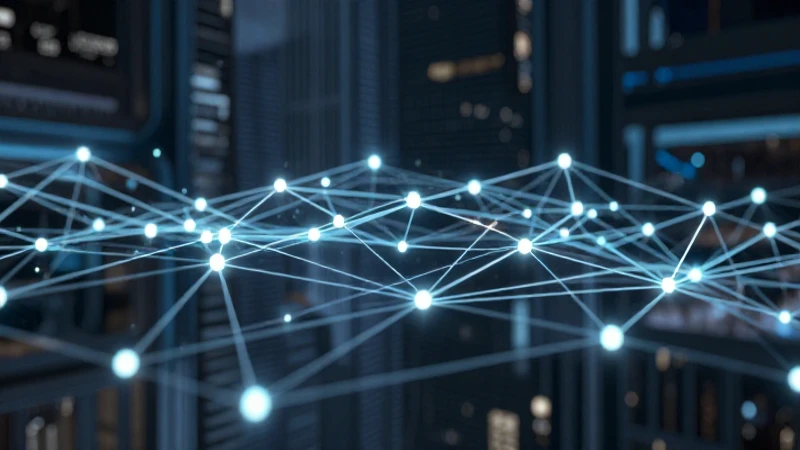 Qué abarca el sector cuaternario en un mapa económico 7 Red futurista conecta nodos brillantes