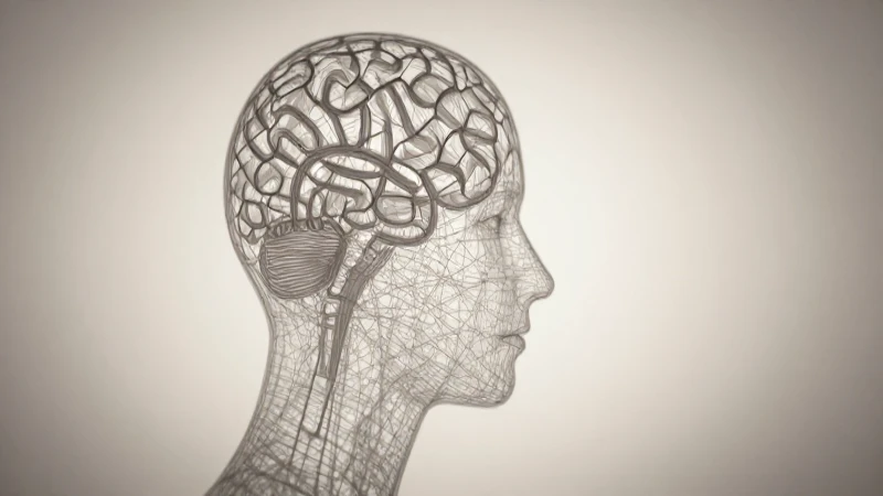 Silueta humana; cerebro tejido, luz suave