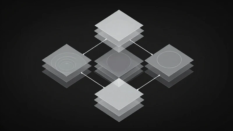 Qué simbolismo tiene un organigrama y su estructura 8 Arte geométrico isométrico con capas translúcidas