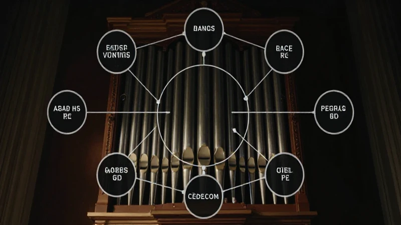 Qué simbolismo tiene un organigrama y su estructura 5 Organigrama estilizado con iluminación dramática cinematográfica