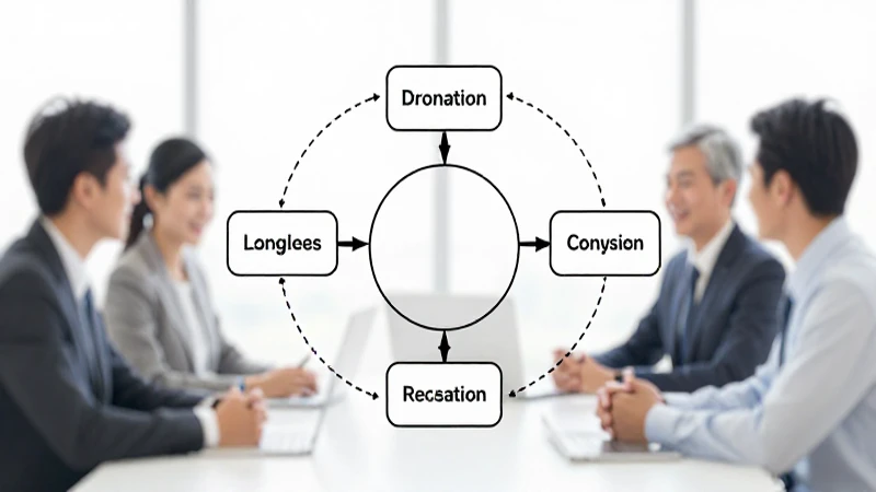 Diagrama de flujo en reunión iluminada