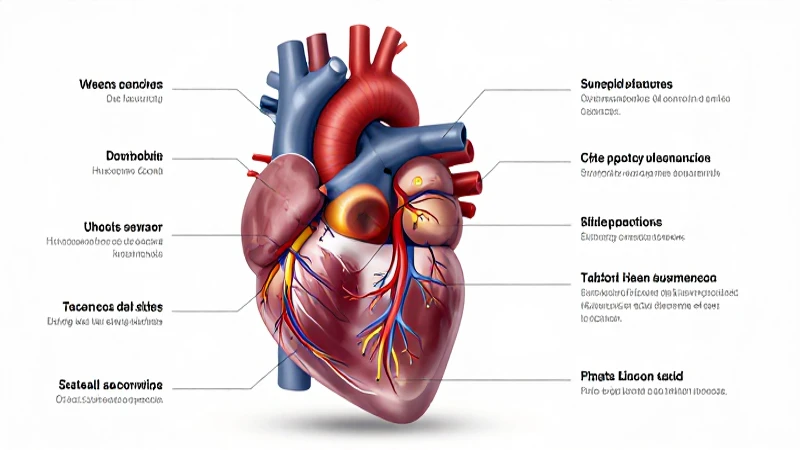 Sistema cardiovascular: Mapa mental y guía paso a paso 3 Corazón, arterias y venas en diagrama detallado
