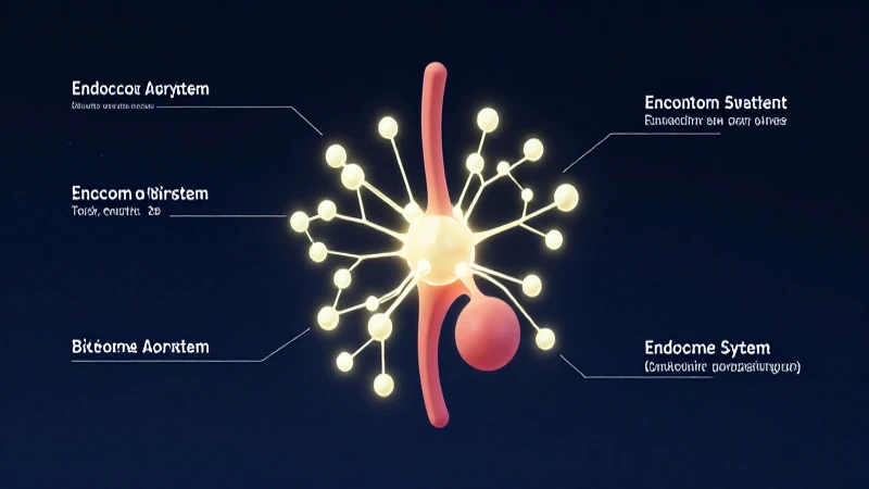 Sistema Endocrino: Mapa Conceptual y Guía Paso a Paso 13 Sistema endocrino ilustrado con redes neuronales brillantes