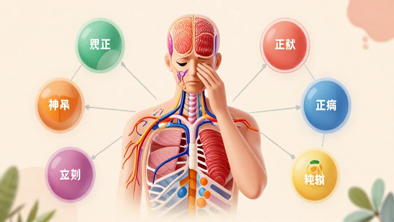 Infografía detallada del sistema nervioso iluminada suavemente