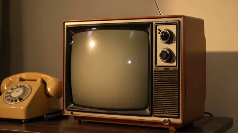 Línea del tiempo: Sucesos importantes de 1950 a 2000 9 Televisión antigua con luz cinematográfica suave