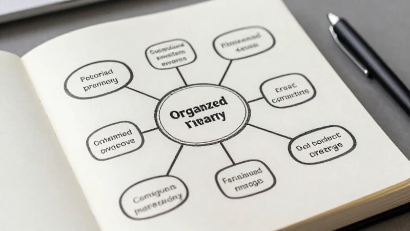 Esquema T: Una guía completa sobre esta herramienta de organización 6 Mapa mental organizado con iluminación suave