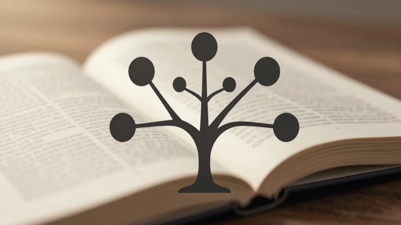 Esquema Tallo: Una Herramienta Fundamental en el Aprendizaje 3 Árbol estilizado conectado con iluminación cálida