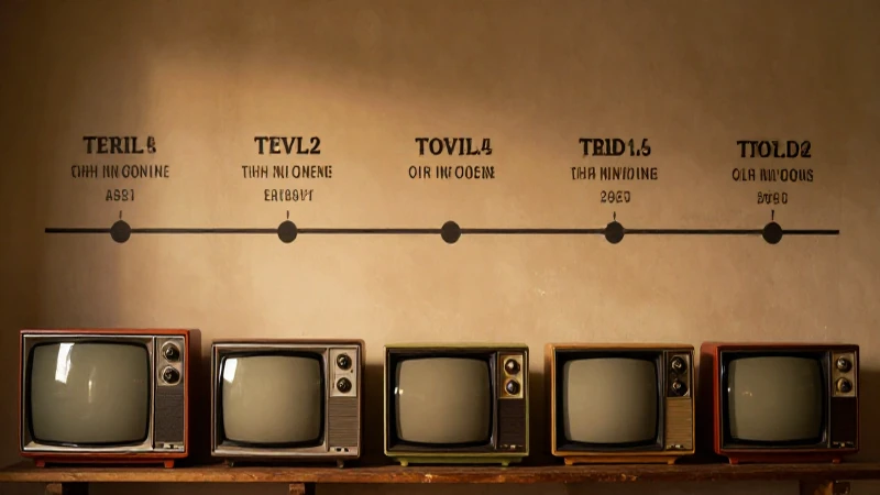 Televisores antiguos con luz cálida cinematográfica