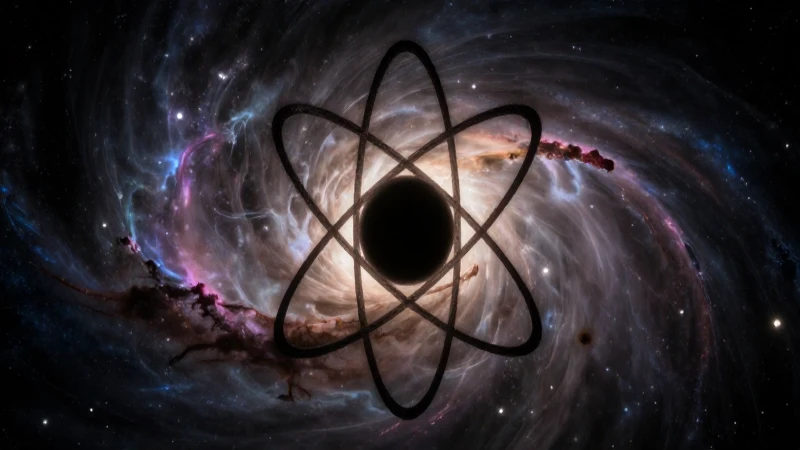 Cómo ha evolucionado la teoría atómica a lo largo del tiempo 9 Átomo silueta, nebulosas y luz volumétrica cinematográfica