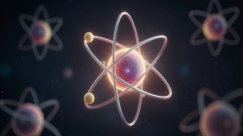 Cómo ha evolucionado la teoría atómica a lo largo del tiempo 6 Átomos orbitando, atmósfera suave y enfocada