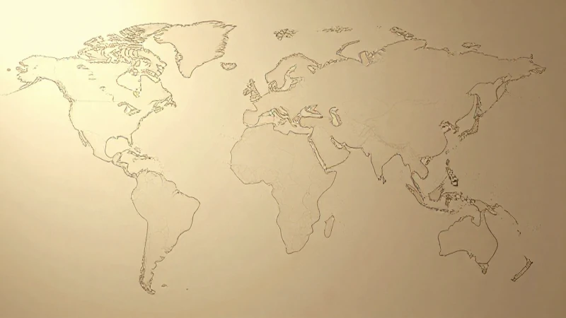 Teoría del Poblamiento Temprano: Mapa Conceptual de América 7 Mapa visual informativo con iluminación cálida