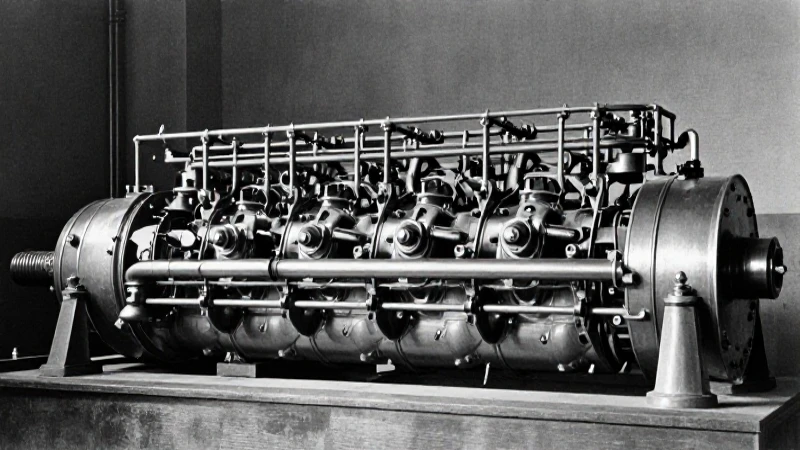 Diesel innovó el motor diésel ilustrado clásicamente