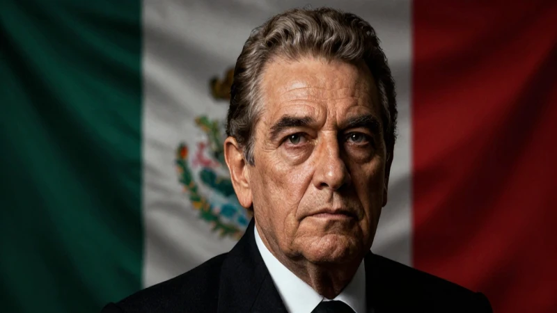 Juárez preside la bandera mexicana solemnemente