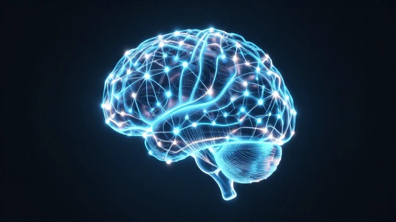 Cerebro digital futurista, brillante y conectado