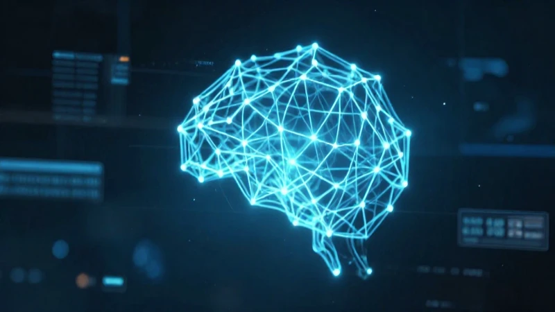 Interfaz digital futurista con redes brillantes