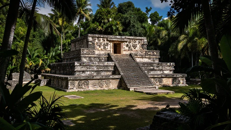 Cuál es la línea del tiempo de la historia de Tizayuca, Hidalgo 12 Ruinas aztecas en selva con luz cinematográfica